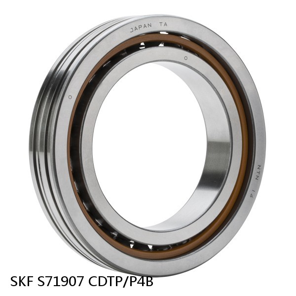 S71907 CDTP/P4B SKF High Speed Angular Contact Ball Bearings