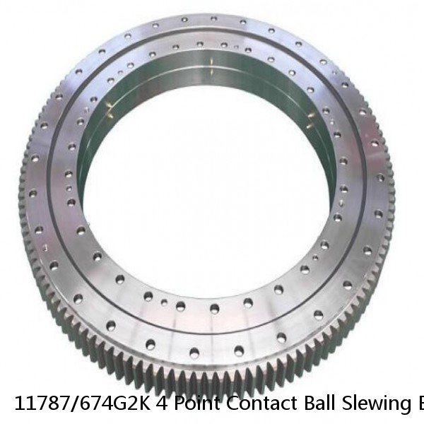 11787/674G2K 4 Point Contact Ball Slewing Bearing (external Gear)