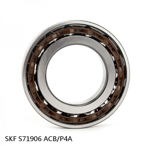 S71906 ACB/P4A SKF High Speed Angular Contact Ball Bearings #1 small image