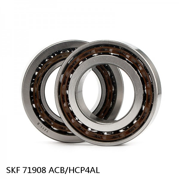 71908 ACB/HCP4AL SKF High Speed Angular Contact Ball Bearings