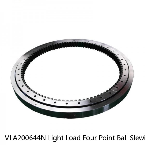 VLA200644N Light Load Four Point Ball Slewing Bearing #1 small image
