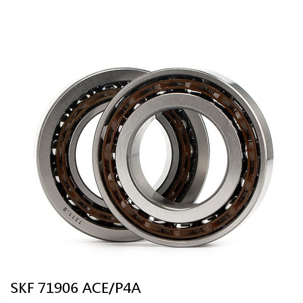 71906 ACE/P4A SKF High Speed Angular Contact Ball Bearings #1 image