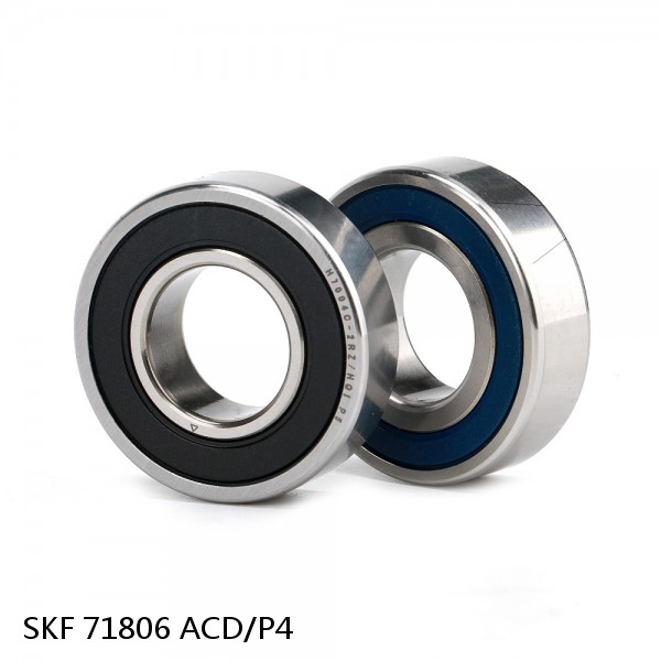 71806 ACD/P4 SKF High Speed Angular Contact Ball Bearings #1 image