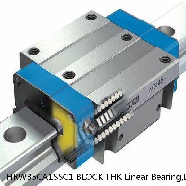 HRW35CA1SSC1 BLOCK THK Linear Bearing,Linear Motion Guides,Wide, Low Gravity Center LM Guide (HRW),HRW-CA Block #1 image