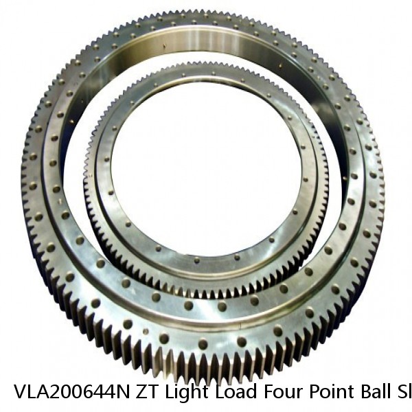 VLA200644N ZT Light Load Four Point Ball Slewing Bearing #1 image