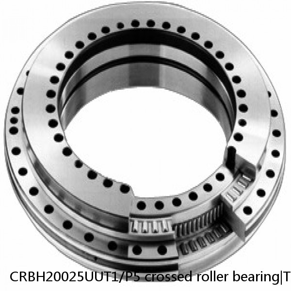 CRBH20025UUT1/P5 crossed roller bearing|Thin Section 200*260*25mm Slewing Bearing #1 image